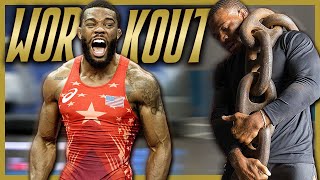 JORDAN BURROUGHS WRESTLING WORKOUT🔥 #2 - WRESTLING TRAINING