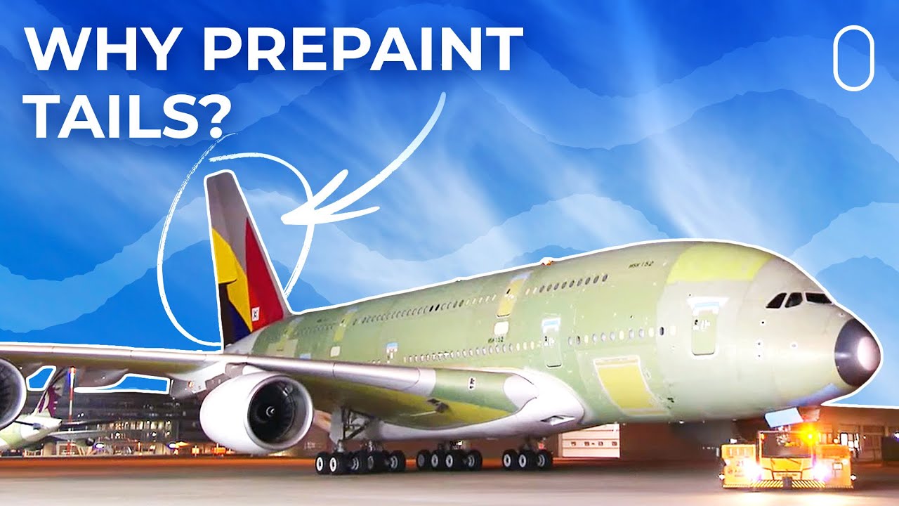 Why Are Aircraft Tails Painted Before Being Attached To The Fuselage ...