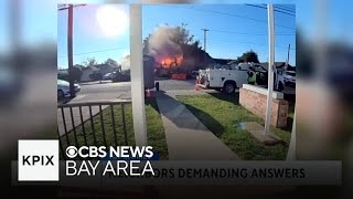Neighbors Demanding Answers after the Massive Gas Explosion in Hayward