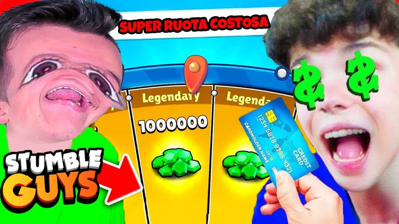 GIGINO E BABY MAXINO RUBANO I MIEI SOLDI PER SHOPPARE LE OFFERTE  PIÙ COSTOSE di STUMBLE GUYS!🤑😂