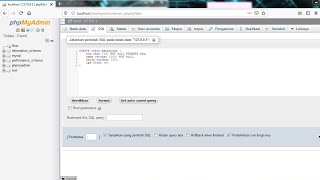 Perintah Dasar Membuat Database dan Tabel menggunakan SQL di phpmyadmin dengan XAMPP