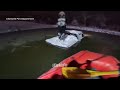 Man Rescued After Driving Into Frozen Pond In North Carolina