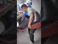 Yes, sir! We can make shoes in any size—Hulk included, of course. #shoemanufacturing #funnyvideo