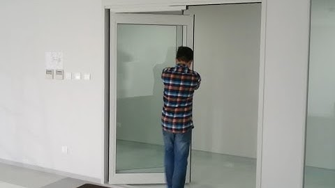 New technology automatic sliding door for emergency escape