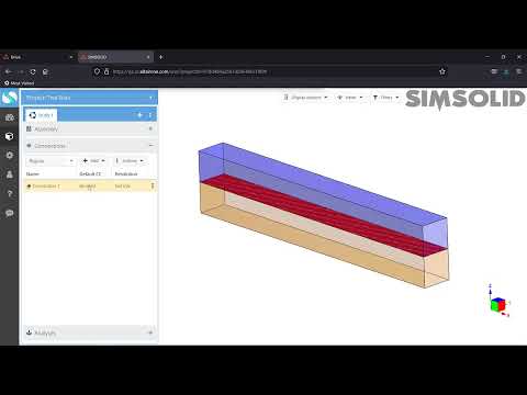 SimSolid Cloud - Separating Contact with Friction