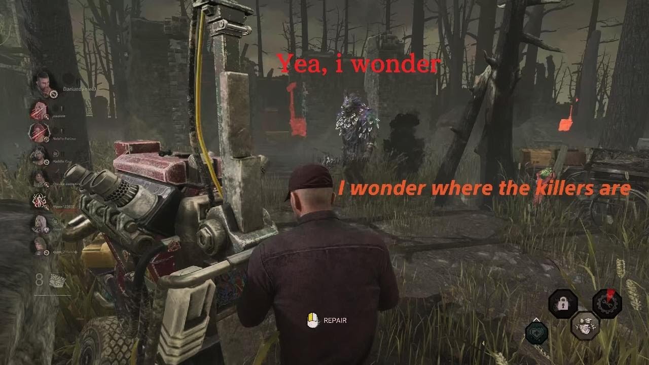 Dead by Daylight 2v8 surviver (No comentary) This damm lag