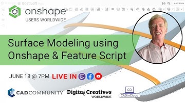 Surface Modeling using Onshape and Feature Script