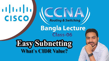 CCNA Bangla Tutorial Class by Class-6 | Easy Subnetting *What`s CIDR Value*