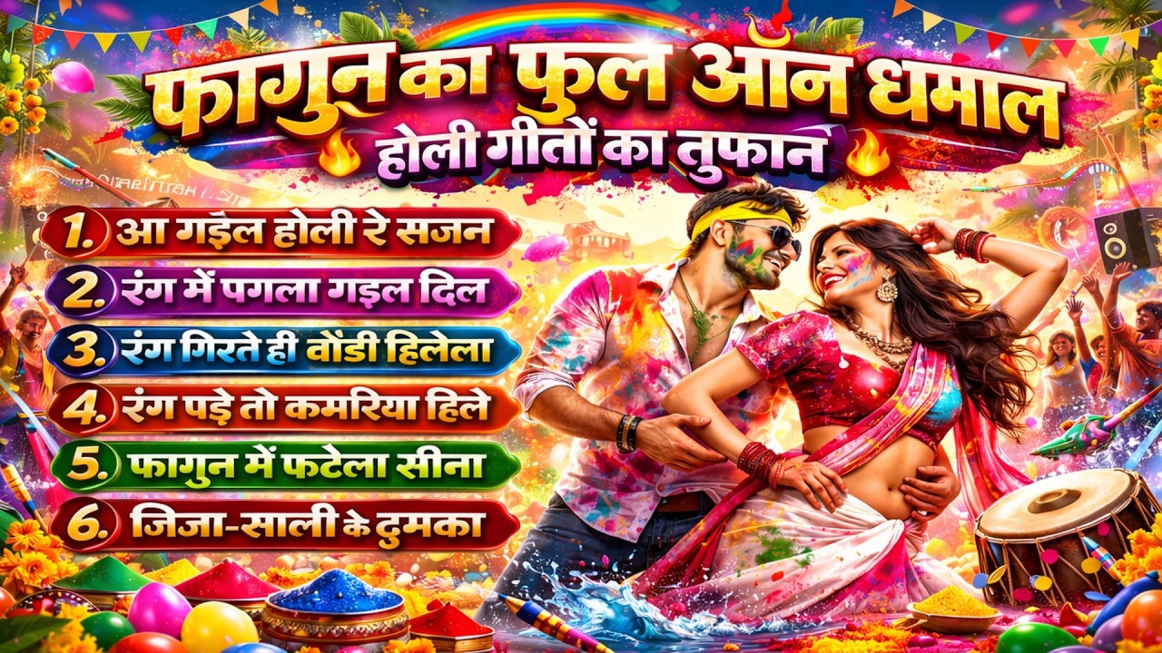 फागुन का फुल ऑन धमाल | 6 सुपरहिट होली गीत | Nonstop Holi Songs 2026 | Holi Special Album 2026
