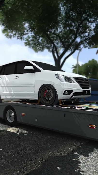 Review Mod Truk Canter Towing Angkut Mobil Bussid Terbaru || Bussid Terbaru 2025