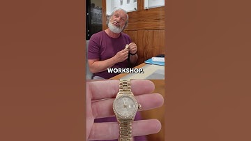 Water In The Dial?! She left the Crown Out on Her Rolex Datejust #shorts