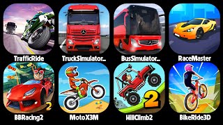 Race Master 3D,Bus Simulator,Traffic Ridder,Bike Ride 3D,MOTO X3M Bike Racing Game,BB Racing 2 screenshot 3