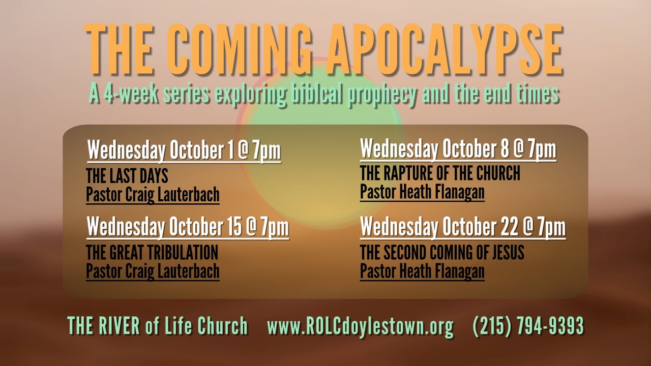 October 1, 2025 - The Coming Apocalypse #1 - THE LAST DAYS