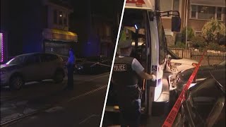Man dead, teen hurt after robbery attempt leads to shooting, crash in West Philly