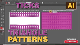 ''Adobe Stock Success: Mastering Create Geometric Triangle Pattern in illustrator''