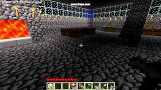 Minecraft test run using FRAPS