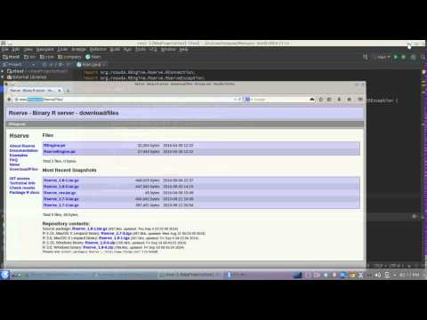 Connecting R to Java using Rserver