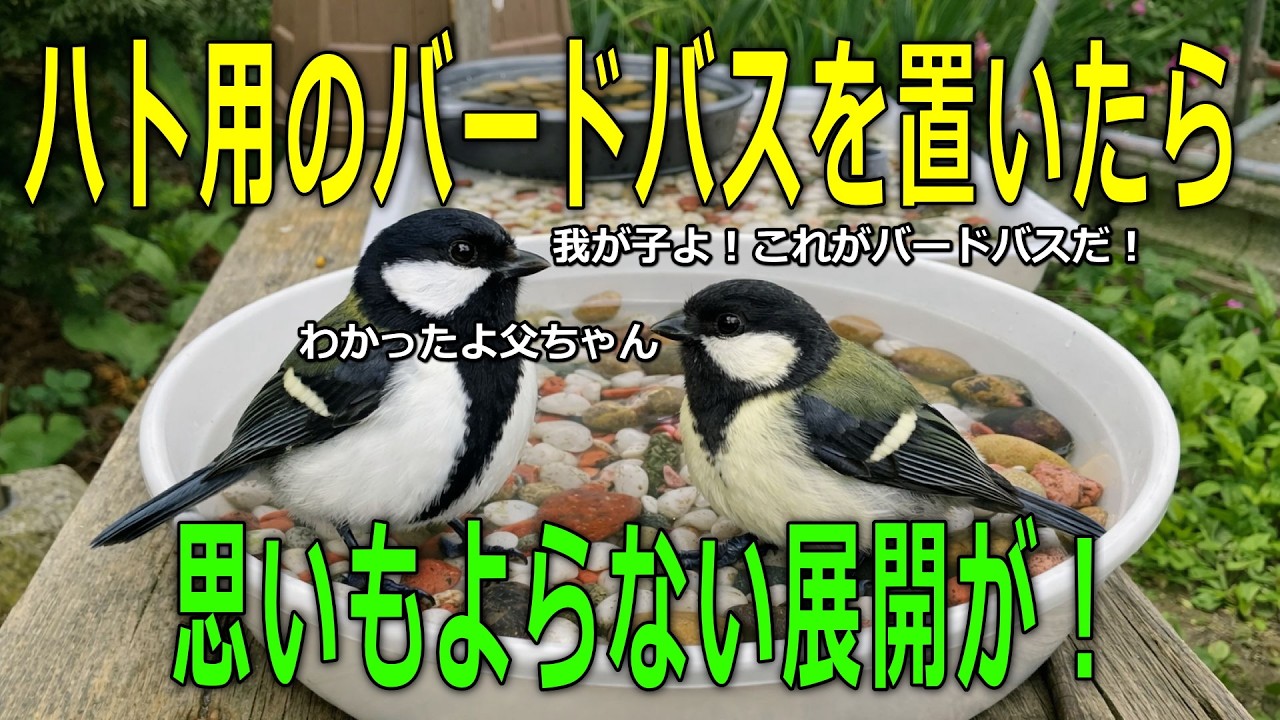 I set up a birdbath for the pigeons and was moved by the