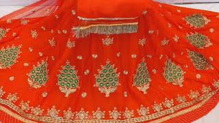 Heavy Rajputi half pure poshak with asstr- only+free shipping😊?