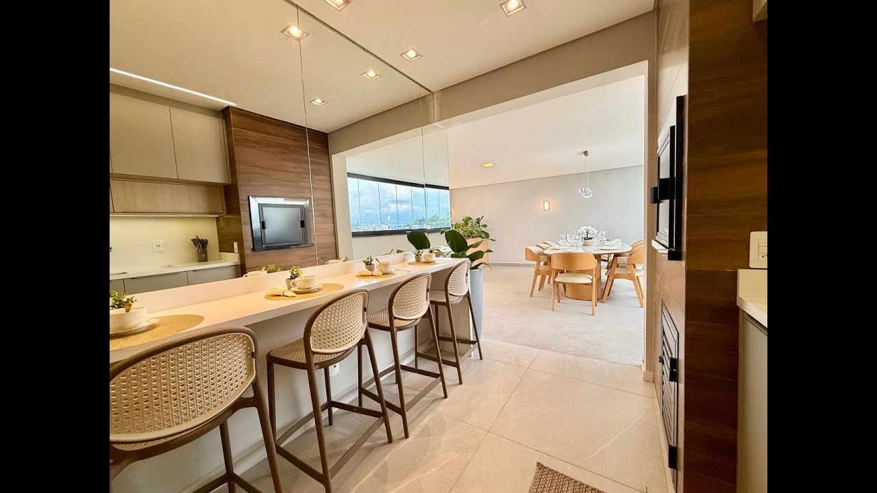 Apartamento Giardino Alto Padrão à Venda no Saguaçu, Pronto para Morar, 3 Quartos (1 Suíte), 2 Vagas