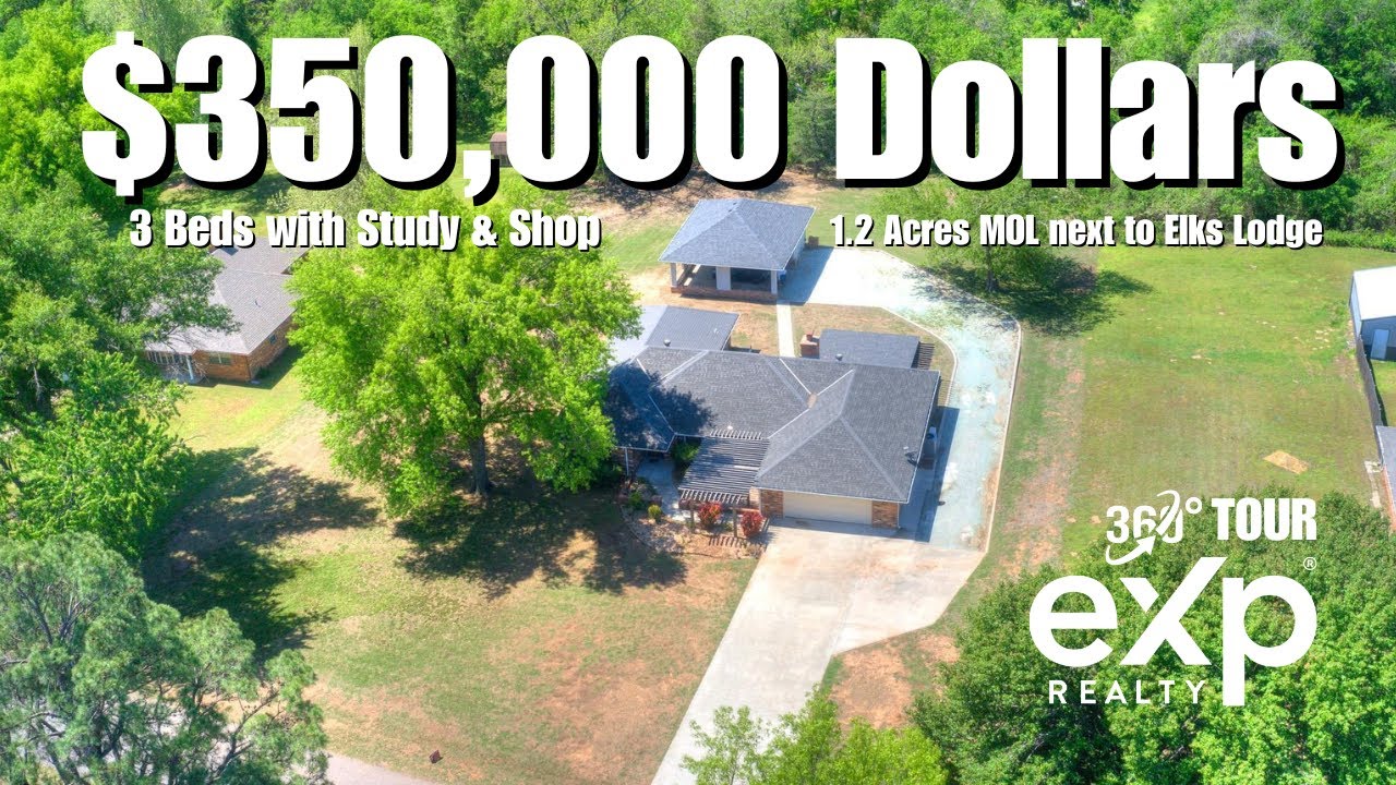 Moving to SHAWNEE OKLAHOMA - Home on Land with Shop - Shawnee, OK Real Estate - Shawnee Realtor