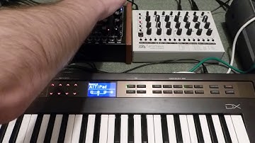 MFB Tanzmaus, Doepfer Dark Energy 2 & Yamaha Reface DX