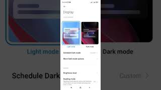 How to any time display dark mode schedule setting on Android Phone screenshot 4