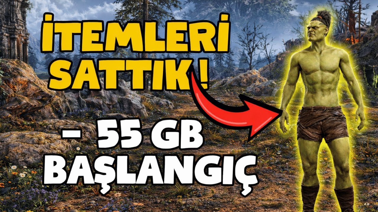 İtem Koyuyoruz Bölüm 1 / -55 GB ile Başlangıç / Rise Online World