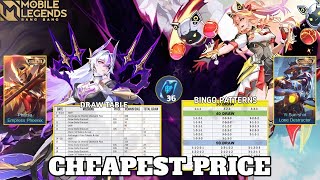 ASPIRANT EVENT 2025 | SAVING TIP, ONLY 600 DIAS, ALL BINGO PATTERNS - MLBB