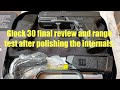 Glock 30 Gen 4 .45 ACP Fragout custom - final review after firing range. Includes shooting video.