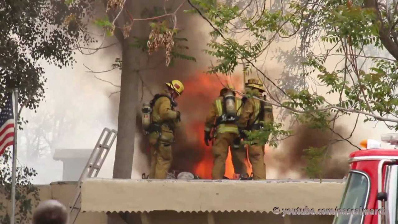 San Bernardino FD at a Structure Fire law of supply and demand