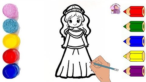 HOW TO DRAW A PRINCESS - HOW TO DRAW A GIRL EASY STEP BY STEP - كيف ترسم أميرة