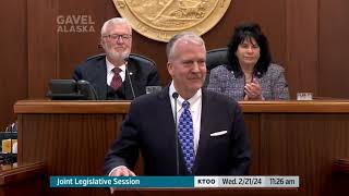 Sen. Dan Sullivan (R-Alaska) addresses the Alaska Legislature - February 21, 2024