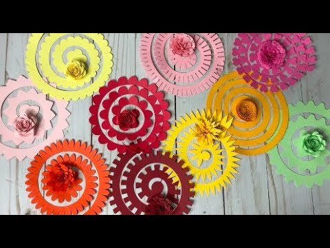 Cricut Design E Paper Flowers Tutorial