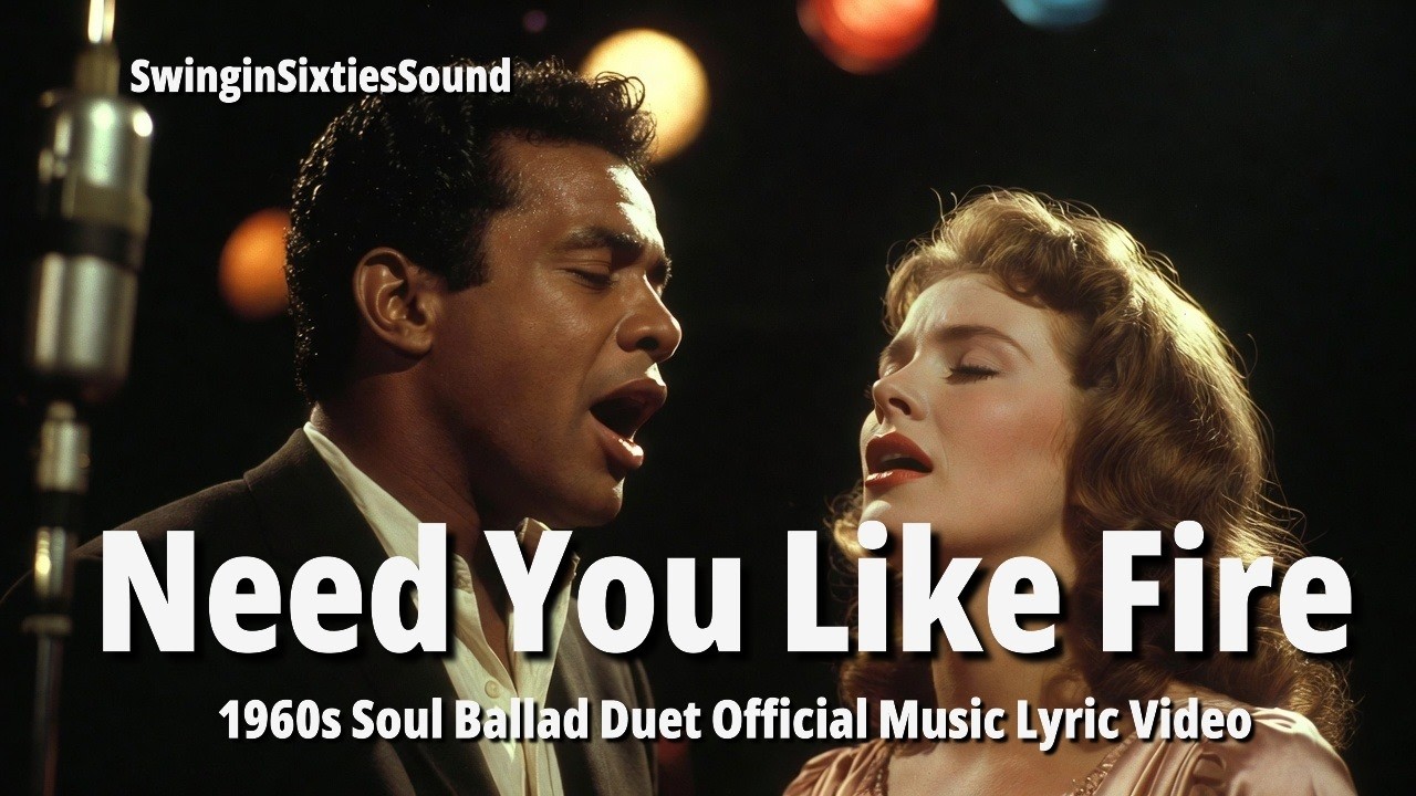 Need You Like Fire 1960s Soul Duet Official Music Lyric Video