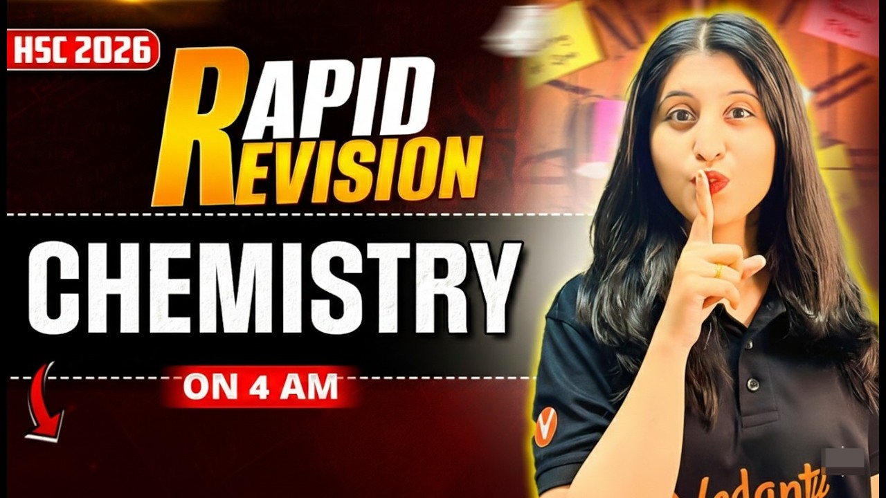 Rapid Revision @ 4 AM! 🌅 Complete Chemisty | Exam se pehle sab kuch finish ✅ 