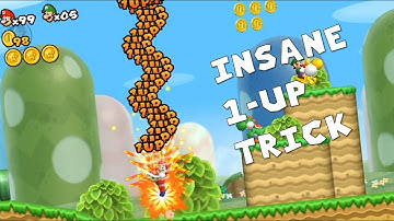 INSANE 1-UP Glitch for NSMBW + Other Generally Unknown Glitches