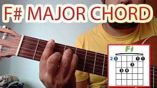 F# guitar chord sound