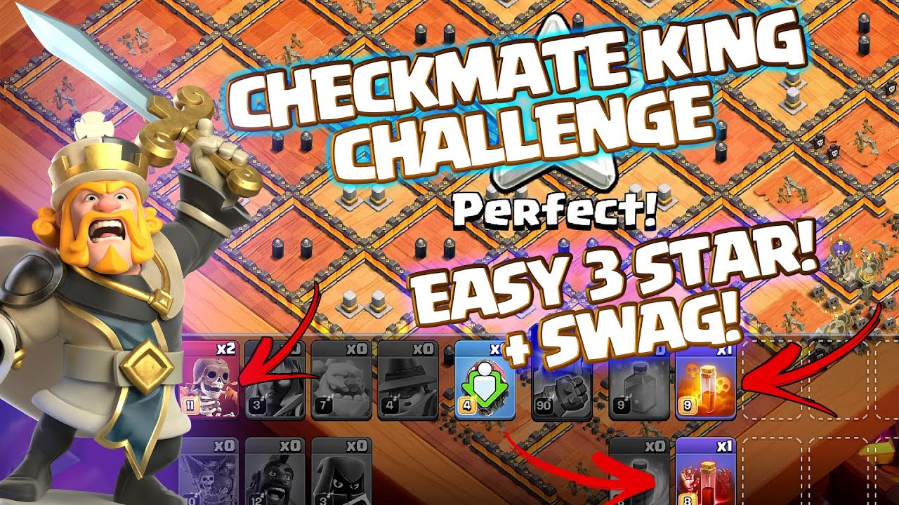 Clash of Clans: How to Beat the Checkmate King Challenge