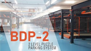 Mutrade Bdp-2 Freestanding Lift Slide Two Level Puzzle Parking System