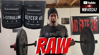 Savage RAW PUMPS Glycer65 and L-Citrulline Review Black Market Labs RAW Supplement Line