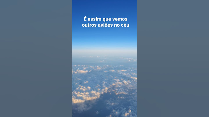 É assim que os pilotos veem outros aviões no céu. #shorts