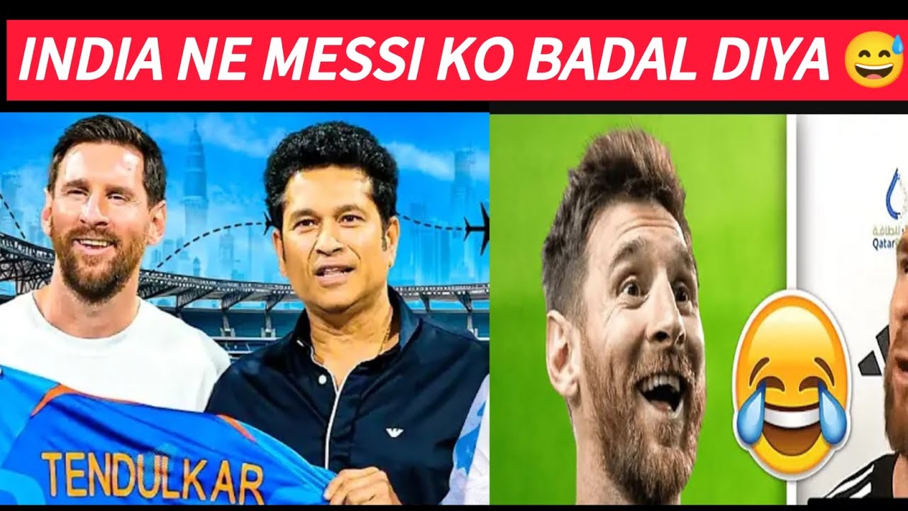 Messi Meet Sachin Tendulkar 👑 || Messi Fun in Kolkata🤯🤗 || Suarez ||