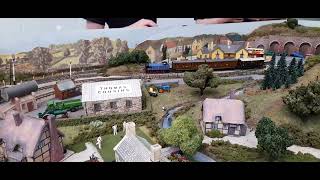 Thomas leaving Ffarquhar with his morning train.