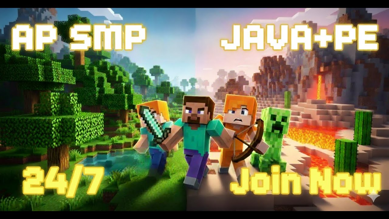 This Public Minecraft SMP Will Blow Your Mind 😱 |AP SMP(Java + PE ...