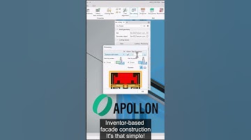 APOLLON - Inventor-based facade bar cuttings  #3d #design #engineering #facade #architecture #cnc