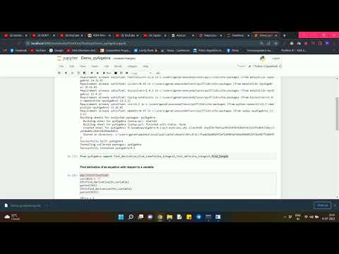 Integration and differentiation using python