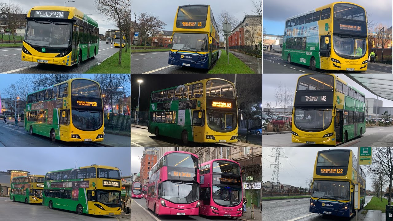 Pictures of Buses in Dublin, Belfast, Ireland | December Edition