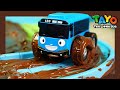 Download Lagu Tayo berubah menjadi mobil balap coklat! l Tayo Kendaraan Berat Skuad 4 l Tayo bus kecil