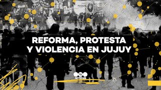 REFORMA, PROTESTA Y VIOLENCIA EN JUJUY - Telefe Noticias screenshot 5